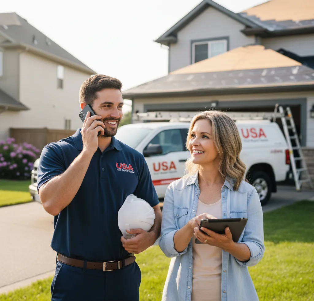 USA Roof Repair Experts customer support in Munroe Falls
